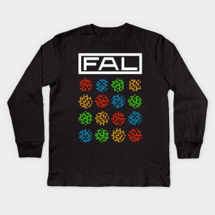 F.A.L. Nightclub lighting Ltd Kids Long Sleeve T-Shirt